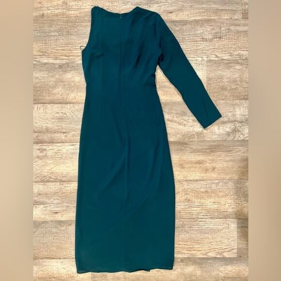 ZARA Ruched Midi Dress NWT - Picture 16 of 16